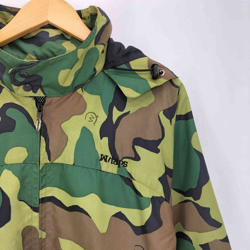 ダブルタップス WTAPS 90s カモフラ 裏地メッシュ 袖デタッチャブル ナイロン ジャケット メンズ