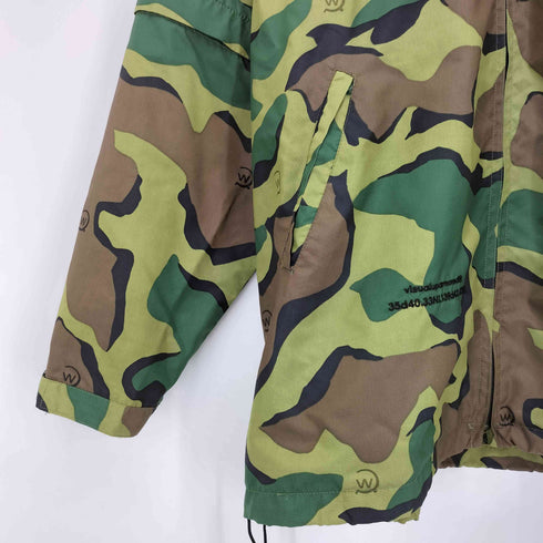 ダブルタップス WTAPS 90s カモフラ 裏地メッシュ 袖デタッチャブル ナイロン ジャケット メンズ