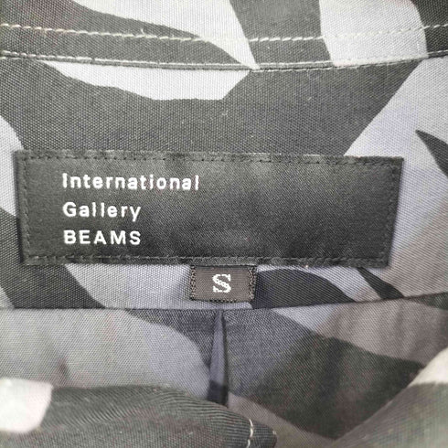 インターナショナルギャラリービームス International Gallery BEAMS ビッグ B.D ゼブラプリントシャツ メンズ S