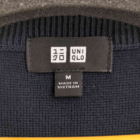 ユニクロ UNIQLO ウォッシャブルミラノリブクルーネックセーター メンズ JPN:M