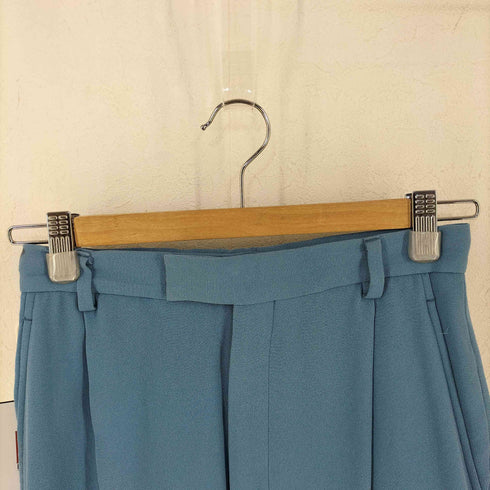 ロクビューティーアンドユースユナイテッドアローズ 6 BEAUTY & YOUTH UNITED ARROWS GEORGETTE HIGH WAIST PANTS レディース 32