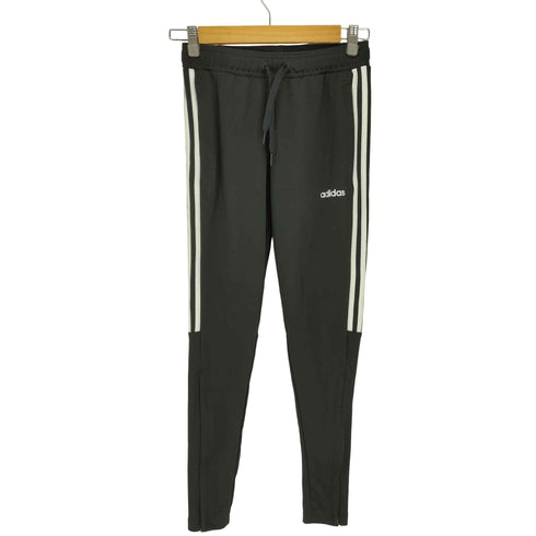 アディダス adidas CLIMALITE クライマライト ロゴプリント 3ストライプ 裾ジップ ジャージ トラックパンツ レディース 2XS