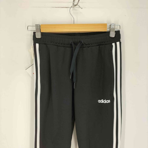 アディダス adidas CLIMALITE クライマライト ロゴプリント 3ストライプ 裾ジップ ジャージ トラックパンツ レディース 2XS
