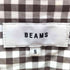 ビームス BEAMS ルーズフィット ギンガムチェック オープンカラー シャツ メンズ JPN:S