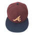 ニューエラ NEW ERA 59FIFTY ATLANTA アトランタ ツバ裏ピンク メンズ 7 3/8
