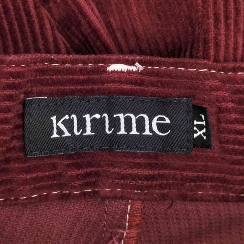 キリメ Kirime コーデュロイ ワイドパンツ メンズ JPN:XL
