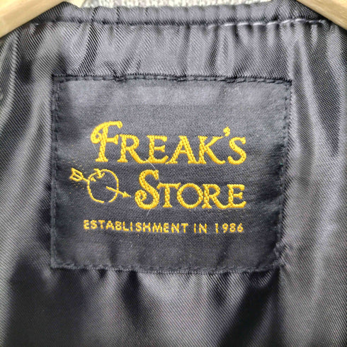 フリークスストア FREAKS STORE 袖レザー切替 スタジアムジャケット スタジャン レディース