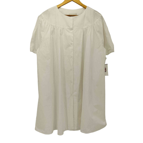SHOREDITCH ノーカラー S/S シャツ ワンピース レディース