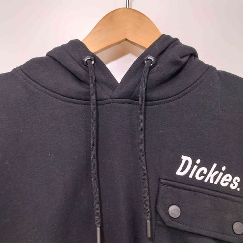 ディッキーズ Dickies ロゴ刺繍 プルオーバー パーカー レディース import:L