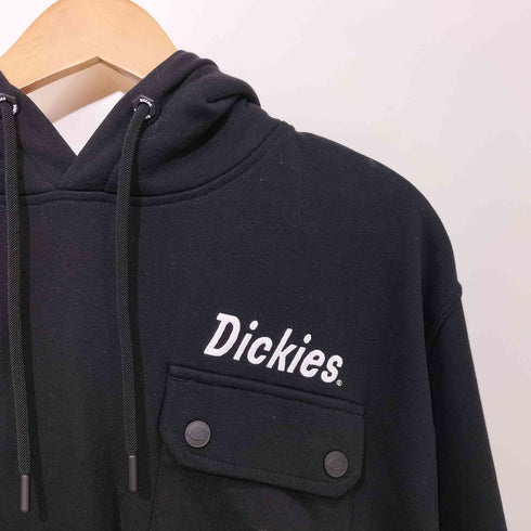 ディッキーズ Dickies ロゴ刺繍 プルオーバー パーカー レディース import:L