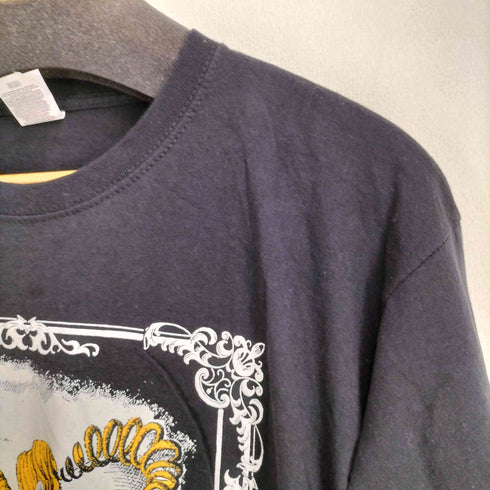 フルーツオブザルーム FRUIT OF THE LOOM 両面プリント L/S Tシャツ WONDERLAND メンズ import:L