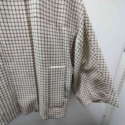 クロエ Chloe 12AW VIRGIN WOOL バージンウール チェック フラップ ジャケット レディース 92L