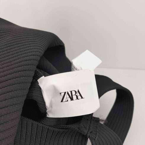 ザラ ZARA リブ ファブリック トートバッグ レディース