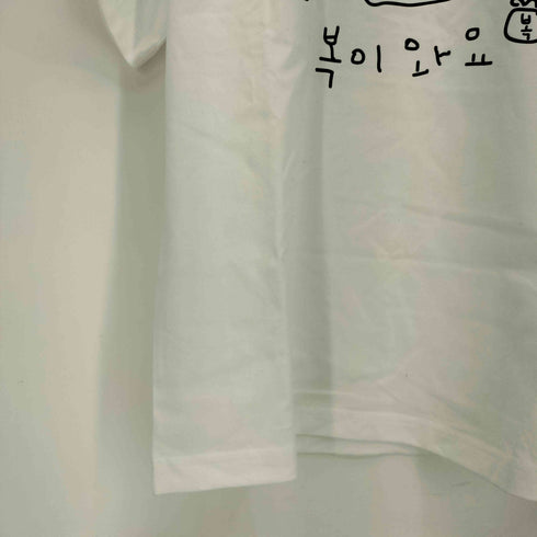withsome フロントプリント クルーネック半袖Tシャツ レディース import:M