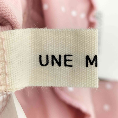 ユヌマンション UNE MANSION 25aw ラブリードットパターンダブルフリルカーディガン レディース import:M
