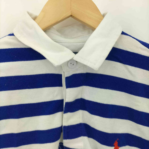 ポロバイラルフローレン Polo by RALPH LAUREN 90s ポニー刺繍 ラガーシャツ レディース import:L