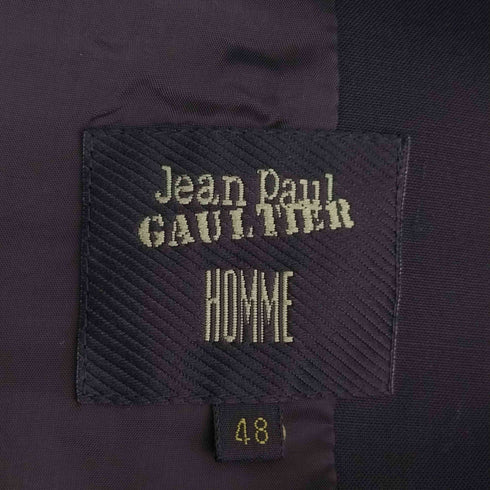 ジャンポールゴルチエオム Jean Paul GAULTIER HOMME ウール 2B テーラードジャケット メンズ JPN:48