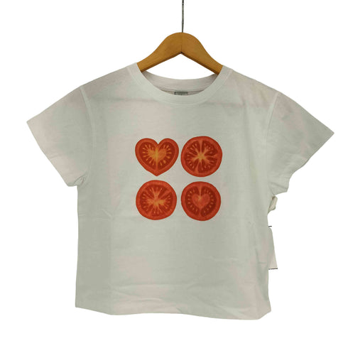 RONRON 25ss SLICED TOMATO CROP T SHIRT WHITE レディース FREE