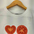 RONRON 25ss SLICED TOMATO CROP T SHIRT WHITE レディース FREE