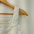 RONRON 25ss SQUARE NECK FRILL SLEEVELESS BLOUSE WHITE STAR レディース FREE