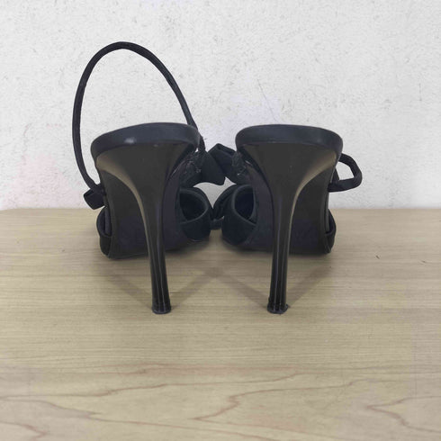 ザラ ZARA リボン付ポインテッドトゥ バックストラップサンダル レディース 37