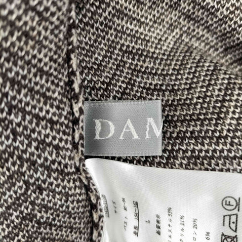 ダーマコレクション DAMA collection ヘリンボーン ニットワンピース レディース JPN:L