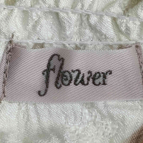 flower 25ss fleur shirring blouse フルールシャーリングブラウス レディース FREE