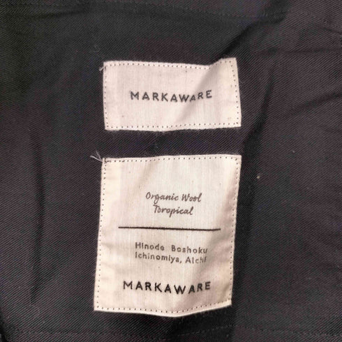 マーカウェア markaware FRONT PLEATS PEGTOP ORGANIC WOOL TROPICAL メンズ JPN:3