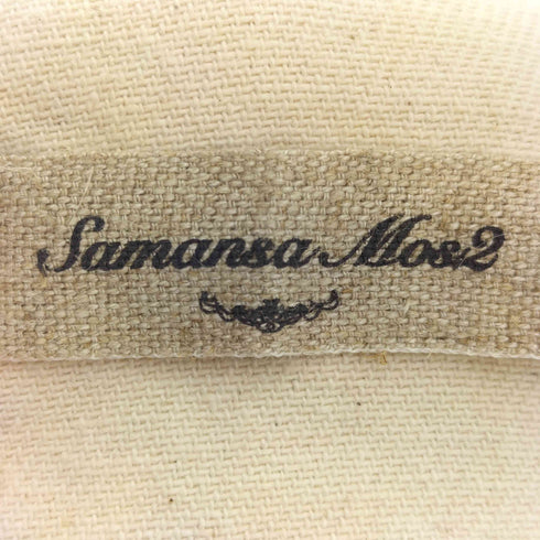 サマンサモスモス samansa Mos2 26ss オーガニックコットン デニムサロペット レディース FREE