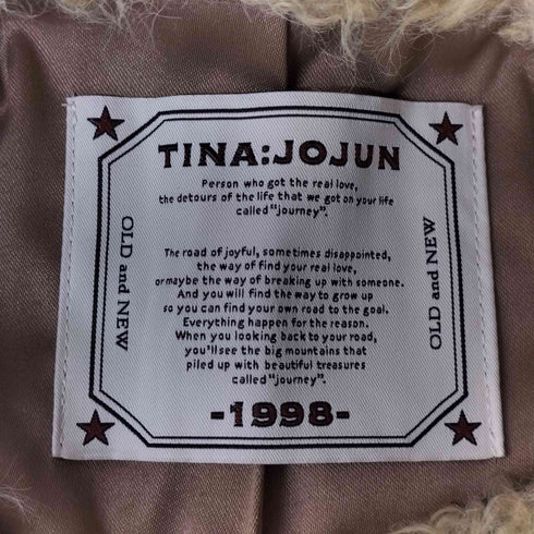 ティーナジョジュン TINA:JOJUN フェイクファー ダッフルコート レディース JPN:M