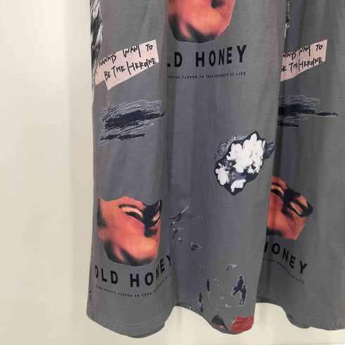オールドハニー OLD HONEY 総柄 半袖 ワンピース レディース