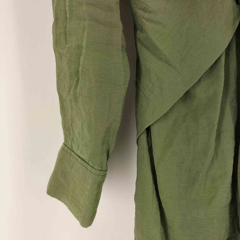ザラ ZARA ベルトデザイン シャツワンピース レディース import:XS