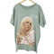 アーティストプリント クルーネック tシャツ メンズ import:L