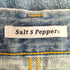 SALT & PEPPER ボタンフライ ストレートデニム メンズ UK:28-29