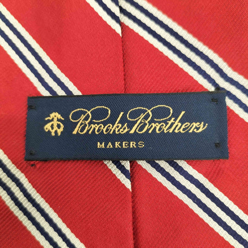 ブルックスブラザーズ BROOKS BROTHERS USA製 MAKERS ストライプ ネクタイ メンズ