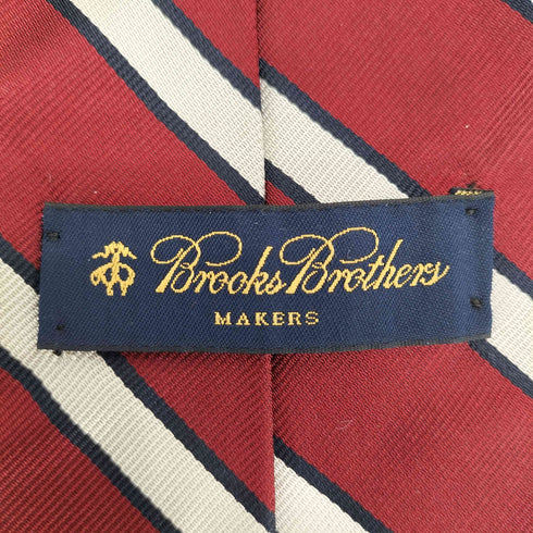 ブルックスブラザーズ BROOKS BROTHERS USA製 MAKERS ストライプ ネクタイ メンズ