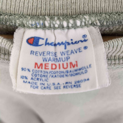 チャンピオン Champion 80S トリコタグ後期 USA製 リバースウィーブ ロゴ刺繍 スウェット トップス メンズ import:M