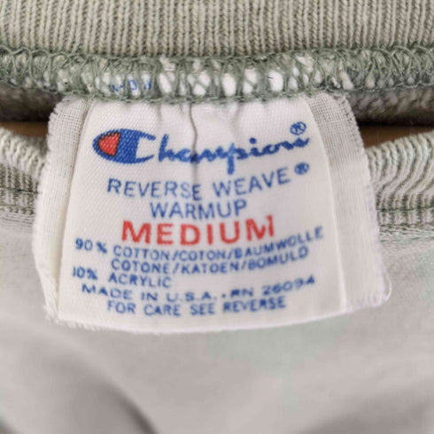 チャンピオン Champion 80S トリコタグ後期 USA製 リバースウィーブ ロゴ刺繍 スウェット トップス メンズ import:M