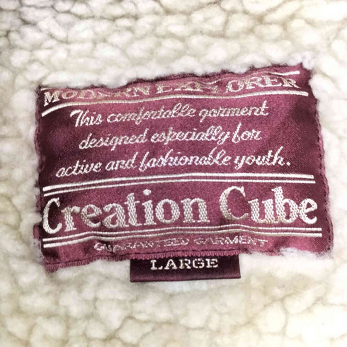 Creation Cube MODERN EXPLORER スエード 裏地ボア ブルゾン メンズ import:L
