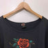 ハーレーダビッドソン HARLEY-DAVIDSON 90s USA製 薔薇/イーグル Tシャツ メンズ import:XL