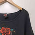 ハーレーダビッドソン HARLEY-DAVIDSON 90s USA製 薔薇/イーグル Tシャツ メンズ import:XL