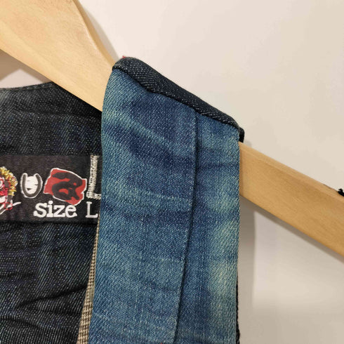 デシグアル Desigual パッチワークデニムベスト メンズ JPN:L