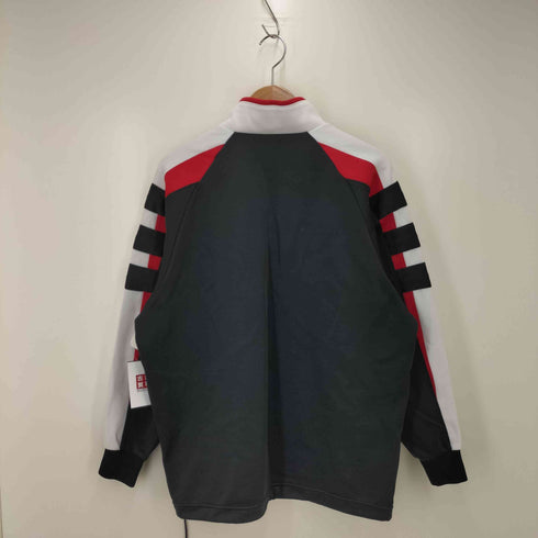 アディダス adidas 90s デサント製 ハーフジップ スウェット メンズ JPN:M