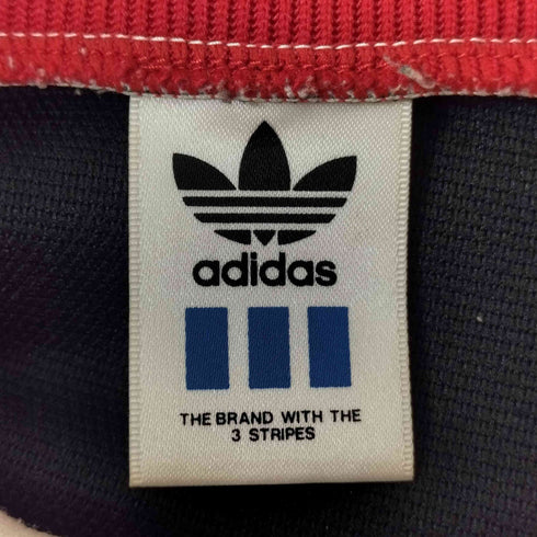 アディダス adidas 90s デサント製 ハーフジップ スウェット メンズ JPN:M