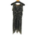 アナスイ ANNA SUI シルク100 ドット柄 ノースリーブワンピース レディース JPN:2