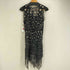 アナスイ ANNA SUI シルク100 ドット柄 ノースリーブワンピース レディース JPN:2