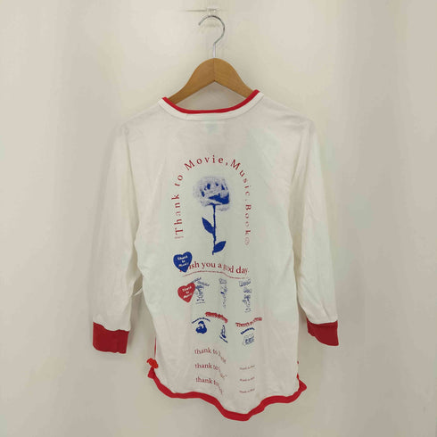 ユナイテッドアスレ UNITED ATHLE honne thank to ロングスリーブ Tシャツ レディース M