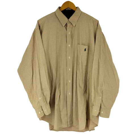 ラルフローレン RALPH LAUREN YARMOUTH スモールポ二ー刺繍 L/S BD チェックシャツ メンズ 18