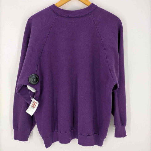 90S FRUIT OF THE LOOM ボディ USA製 CASUAL WEAR ラグランスリーブ ブランク スウェット メンズ import:L