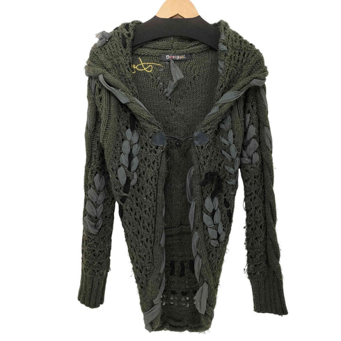デシグアル Desigual ケーブルニットカーディガン レディース import:M